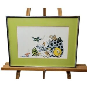 Robert Marble Hard to Face the Day Signed Lithograph 119/500 Framed 1979 COA